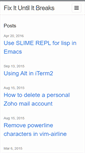 Mobile Screenshot of fixituntilitbreaks.com
